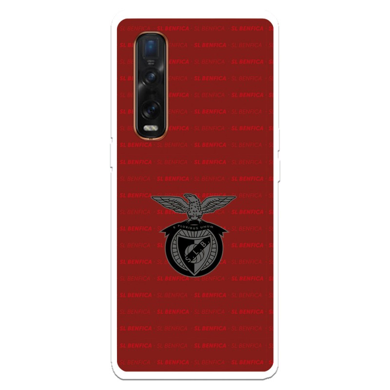 Funda para Oppo Find X2 Pro del Escudo Fondo Granate  - Licencia Oficial Benfica