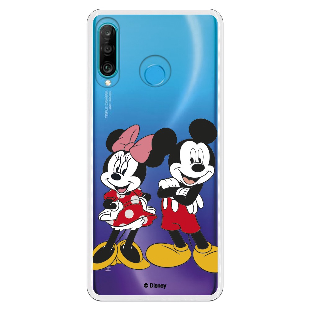 Funda para Xiaomi Redmi Note 9 Pro Oficial de Disney Mickey y Minnie  Posando - Clásicos Disney