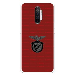 Funda para Realme X2 Pro del Escudo Fondo Granate  - Licencia Oficial Benfica