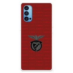 Funda para Oppo Reno4 4G del Escudo Fondo Granate  - Licencia Oficial Benfica