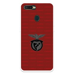 Funda para Oppo A7 del Escudo Fondo Granate  - Licencia Oficial Benfica