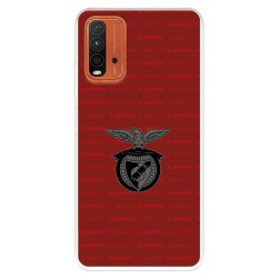 Funda para Xiaomi Redmi 9T del Escudo Fondo Granate  - Licencia Oficial Benfica