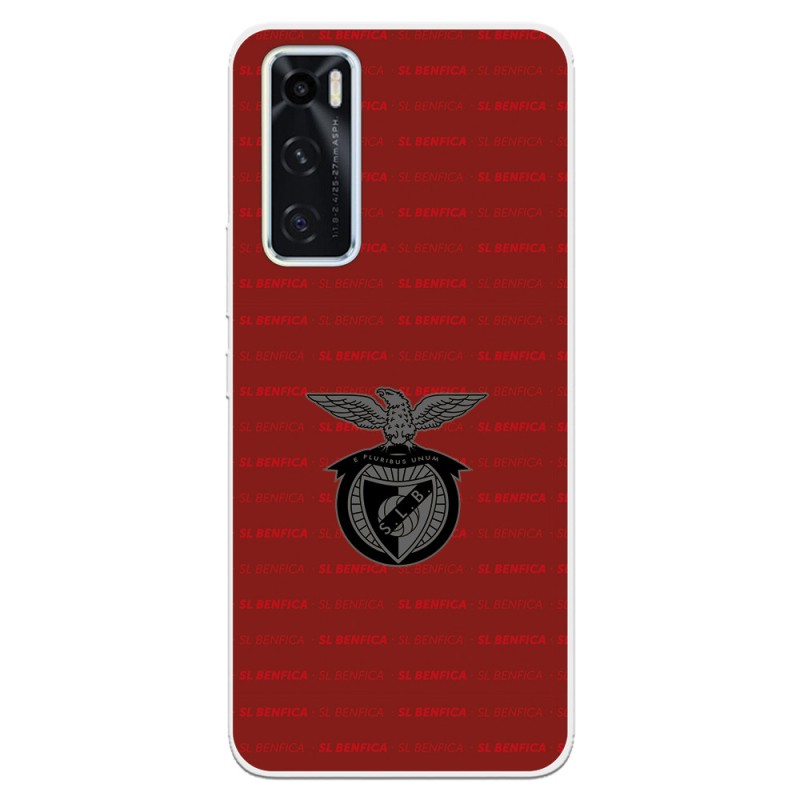 Funda para Vivo Y70 del Escudo Fondo Granate  - Licencia Oficial Benfica