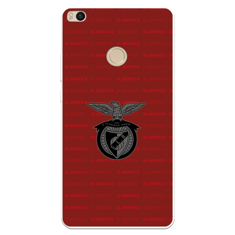 Funda para Xiaomi Mi Max 2 del Escudo Fondo Granate  - Licencia Oficial Benfica