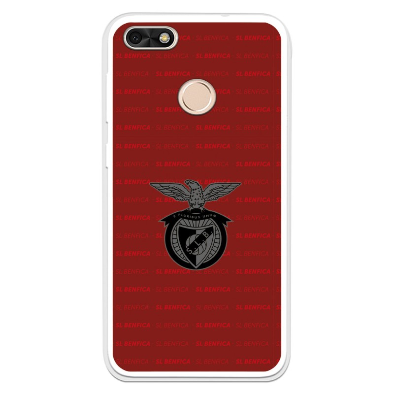 Funda para Huawei Y6 Pro 2017 del Escudo Fondo Granate  - Licencia Oficial Benfica