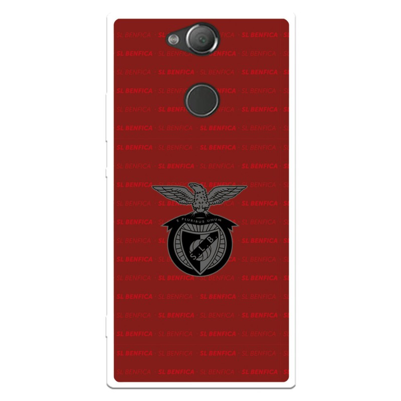 Funda para Sony Xperia XA2 del Escudo Fondo Granate  - Licencia Oficial Benfica