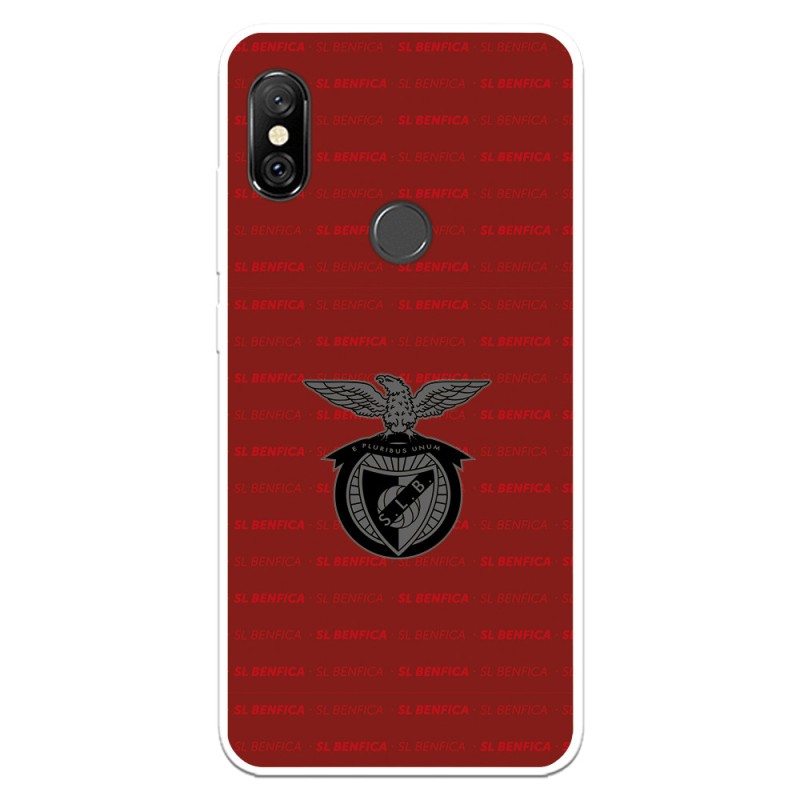 Funda para Xiaomi Mi 6 Pro del Escudo Fondo Granate  - Licencia Oficial Benfica