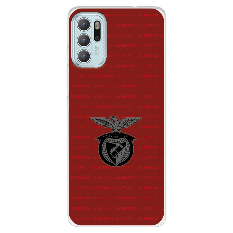 Funda para Motorola Moto G60S del Escudo Fondo Granate  - Licencia Oficial Benfica