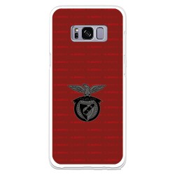 Funda para Samsung Galaxy S8 del Escudo Fondo Granate  - Licencia Oficial Benfica