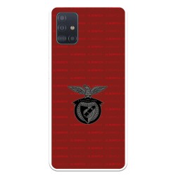 Funda para Samsung Galaxy A51 del Escudo Fondo Granate  - Licencia Oficial Benfica