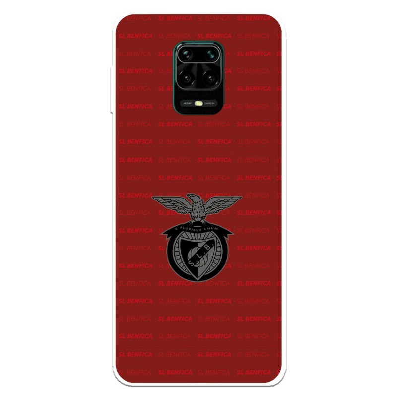 Funda para Xiaomi Redmi Note 9S del Escudo Fondo Granate  - Licencia Oficial Benfica