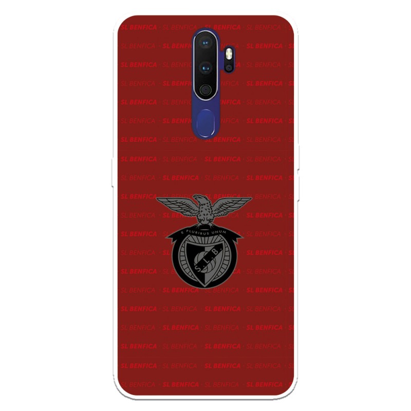 Funda para Oppo A9 2020 del Escudo Fondo Granate  - Licencia Oficial Benfica