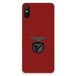 Funda para Xiaomi Redmi 9A del Escudo Fondo Granate  - Licencia Oficial Benfica