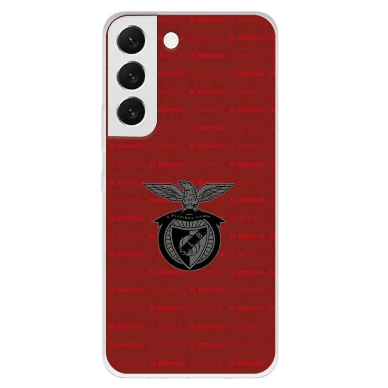 Funda para Samsung Galaxy S22 Plus del Escudo Fondo Granate  - Licencia Oficial Benfica