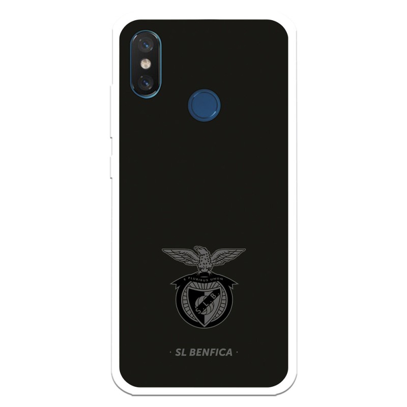 Funda para Xiaomi Mi 8 del Escudo Fondo Negro  - Licencia Oficial Benfica