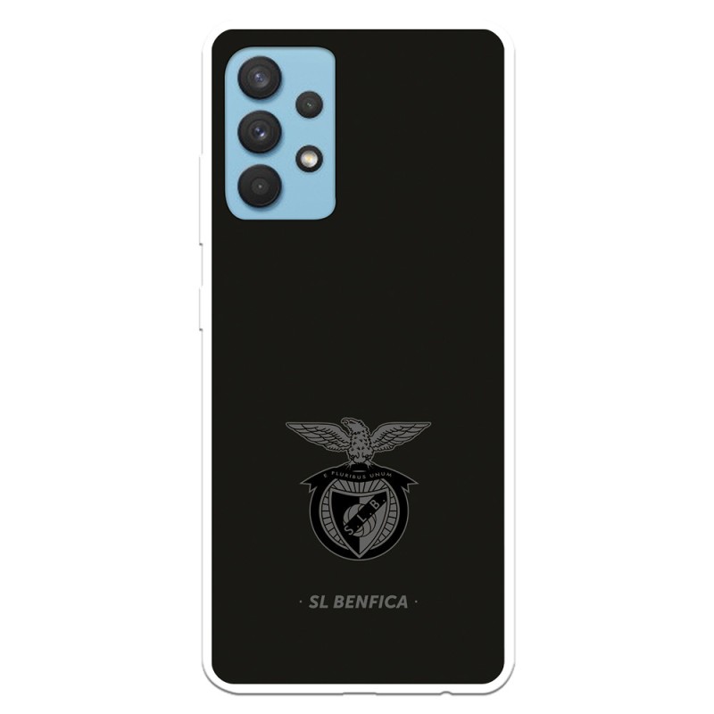 Funda para Samsung Galaxy A32 4G del Escudo Fondo Negro  - Licencia Oficial Benfica