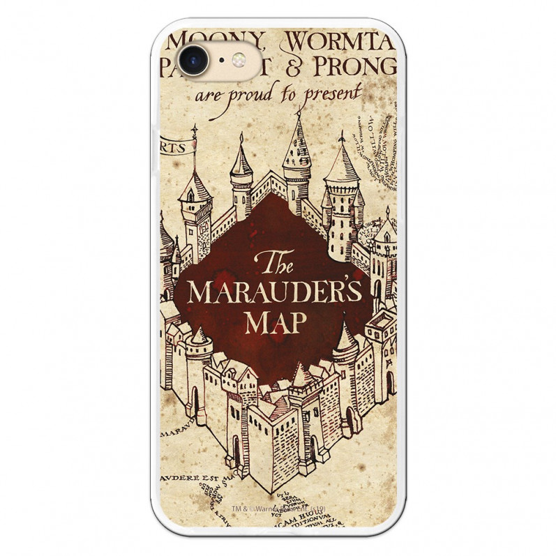 Capa Oficial Harry Potter Marauder's Map para iPhone 8