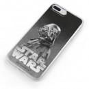 Carcasa para Xiaomi Mi Note 10 Oficial de Star Wars Darth Vader Fondo negro - Star Wars