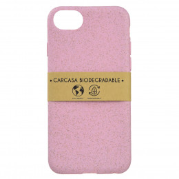 Carcasa Biodegradable Rosa para iPhone 8- La Casa de las Carcasas