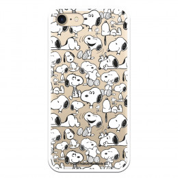 Funda para iPhone 8 Oficial de Peanuts Snoopy siluetas - Snoopy