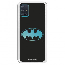 Funda para Samsung Galaxy A51 Oficial de DC Comics Batman Logo Transparente - DC Comics