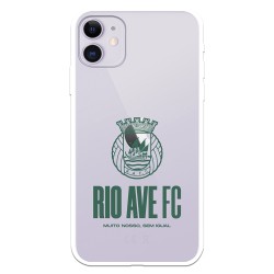 Funda para iPhone 6S Oficial del Rio Ave FC Escudo Leather Case Negra - Licencia Oficial del Rio Ave FC