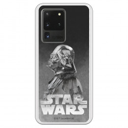 Funda para Samsung Galaxy S20 Ultra Oficial de Star Wars Darth Vader Fondo negro - Star Wars
