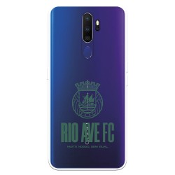 Funda para Xiaomi Redmi Note 8 2021 Oficial del Rio Ave FC Escudo Leather Case Negra - Licencia Oficial del Rio Ave FC