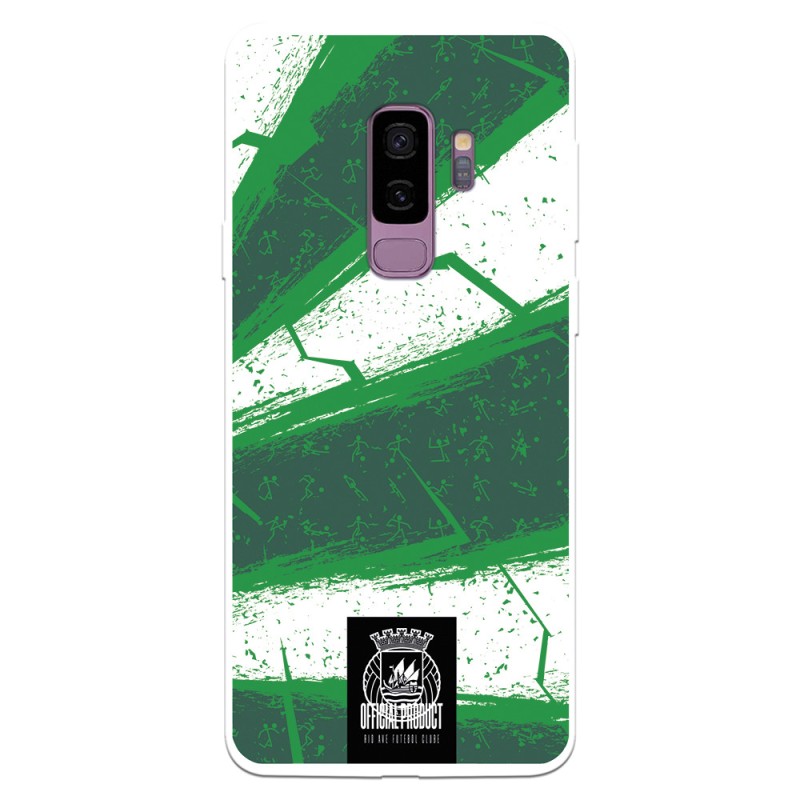 Funda para iPhone 12 Pro Oficial del Rio Ave FC Líneas Verdes y Blancas - Licencia Oficial del Rio Ave FC