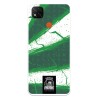 Funda para Xiaomi Redmi Note 9 Pro Oficial del Rio Ave FC Líneas Verdes y Blancas - Licencia Oficial del Rio Ave FC