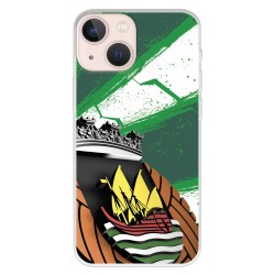 Funda para iPhone XS Oficial del Rio Ave FC Escudo Fondo Verde y Blanco - Licencia Oficial del Rio Ave FC