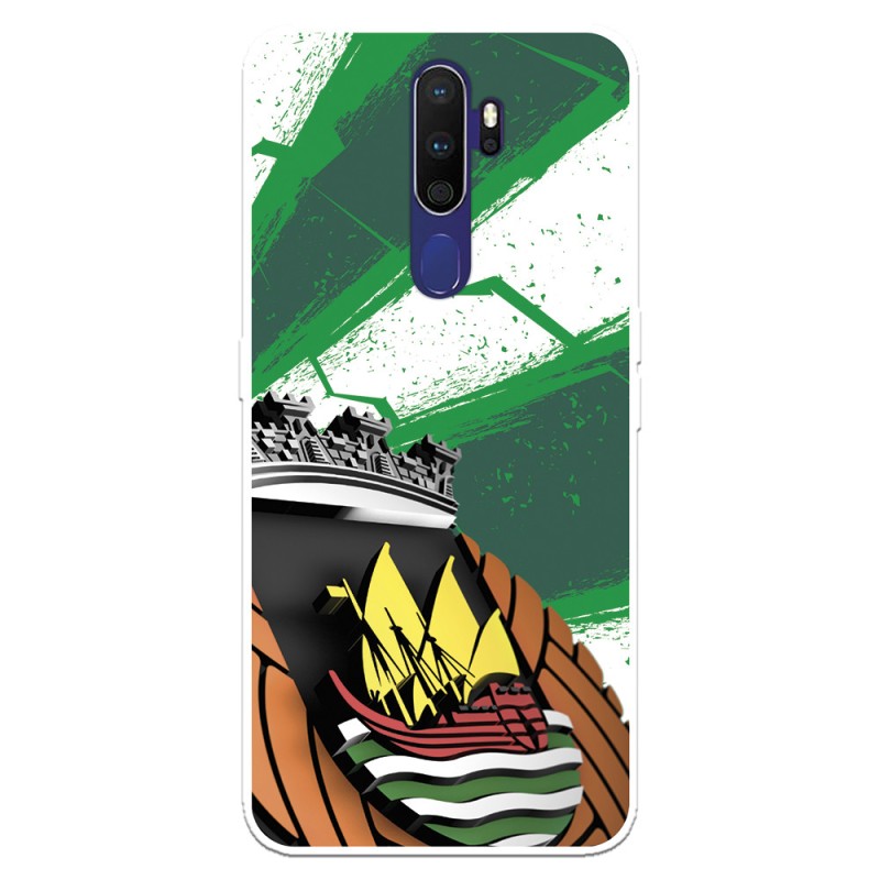 Funda para Xiaomi Redmi Note 8 2021 Oficial del Rio Ave FC Escudo Fondo Verde y Blanco - Licencia Oficial del Rio Ave FC