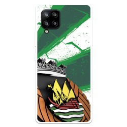 Funda para Oppo A5 2020 Oficial del Rio Ave FC Escudo Fondo Verde y Blanco - Licencia Oficial del Rio Ave FC