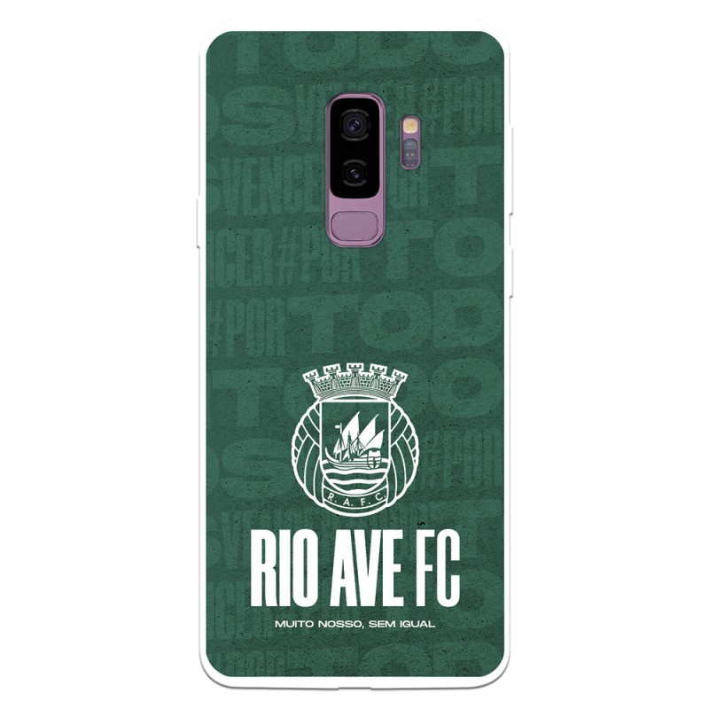 Funda para iPhone 12 Pro Oficial del Rio Ave FC Escudo Blanco - Licencia Oficial del Rio Ave FC