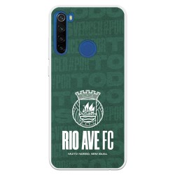 Funda para Xiaomi Redmi Note 7 Pro Oficial del Rio Ave FC Escudo Blanco - Licencia Oficial del Rio Ave FC