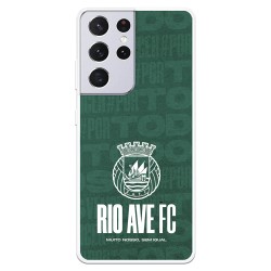 Funda para Xiaomi Redmi 9AT Oficial del Rio Ave FC Escudo Blanco - Licencia Oficial del Rio Ave FC