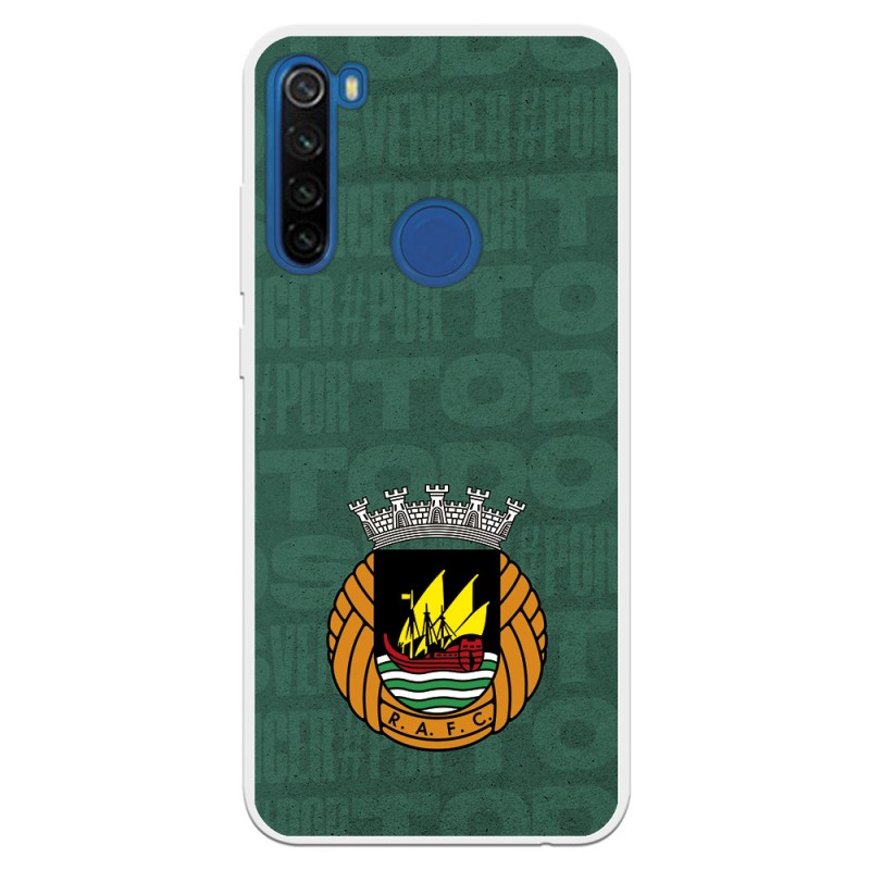 Funda para Xiaomi Redmi Note 7 Pro Oficial del Rio Ave FC Escudo Fondo Verde - Licencia Oficial del Rio Ave FC