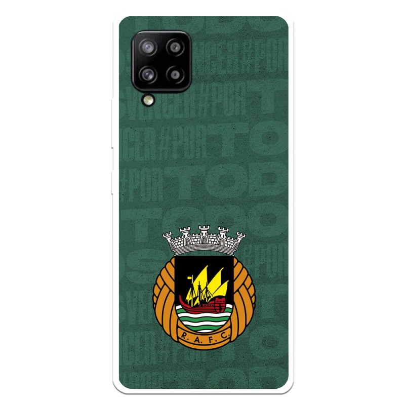 Funda para Oppo A5 2020 Oficial del Rio Ave FC Escudo Fondo Verde - Licencia Oficial del Rio Ave FC