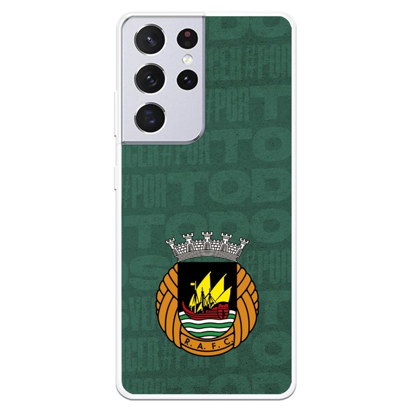 Funda para Xiaomi Redmi 9AT Oficial del Rio Ave FC Escudo Fondo Verde - Licencia Oficial del Rio Ave FC