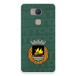 Funda para BQ Aquaris Vs Plus Oficial del Rio Ave FC Escudo Fondo Verde - Licencia Oficial del Rio Ave FC