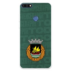 Funda para Honor 7C Oficial del Rio Ave FC Escudo Fondo Verde - Licencia Oficial del Rio Ave FC