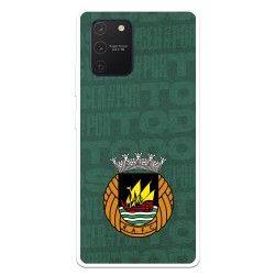 Funda para Samsung Galaxy S10 Lite Oficial del Rio Ave FC Escudo Fondo Verde - Licencia Oficial del Rio Ave FC