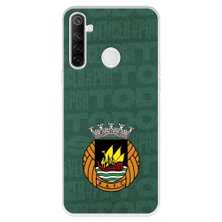 Funda para Realme C3 Oficial del Rio Ave FC Escudo Fondo Verde - Licencia Oficial del Rio Ave FC