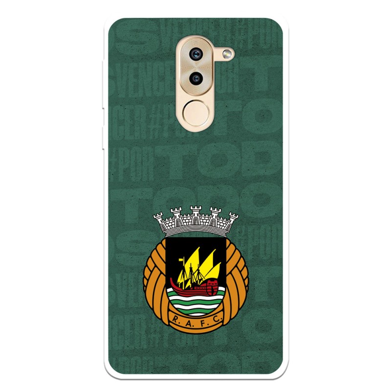 Funda para Honor 6X Oficial del Rio Ave FC Escudo Fondo Verde - Licencia Oficial del Rio Ave FC