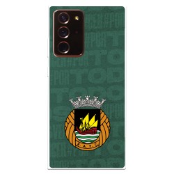 Funda para Samsung Galaxy Note20 Ultra 5G Oficial del Rio Ave FC Escudo Fondo Verde - Licencia Oficial del Rio Ave FC