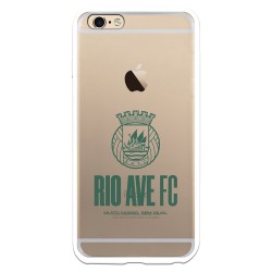 Funda para iPhone 6 Plus del Rio Ave FC Escudo Leather Case Negra Escudo Leather Case Negra - Licencia Oficial Rio Ave FC