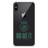 Funda para iPhone X del Rio Ave FC Escudo Leather Case Negra Escudo Leather Case Negra - Licencia Oficial Rio Ave FC