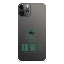 Funda para iPhone 11 Pro del Rio Ave FC Escudo Leather Case Negra Escudo Leather Case Negra - Licencia Oficial Rio Ave FC