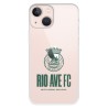 Funda para iPhone 13 Mini del Rio Ave FC Escudo Leather Case Negra Escudo Leather Case Negra - Licencia Oficial Rio Ave FC