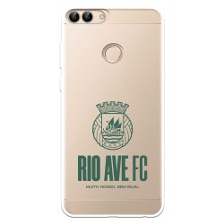 Funda para Huawei P Smart del Rio Ave FC Escudo Leather Case Negra Escudo Leather Case Negra - Licencia Oficial Rio Ave FC